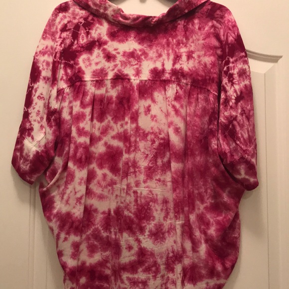 Karen Kane pink tye dye shirt - Picture 4 of 4